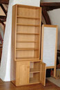 étagère: meuble de rangement en hêtre