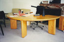 bureau en acacia sur mesure