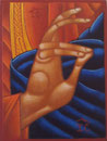 61 - Main bénissant du Christ - dimensions 13x17
