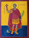 74 - Saint Expedit - 2024 - tilleul - dimensions 13x17
