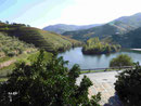 Blick von der Quinta de Tedo auf  die Tedomündung in den Douro, Portugal