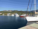 Fischer und Yachthafen auf Thassos, Griechenland