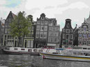 Die "tanzenden Häuser" in Amsterdam