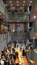 Treppenhaus, Barenboim Said Akademie, Pierre-Boulez- Saal von Frank O. Gehry, Berlin-Mitte