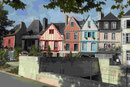 Alte Fachwerkbauten in Rennes, Bretagne