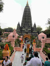 Der Mahabodhi Tempel von Bodhgaya, Indien