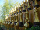 Bodhisattvas im Fo Guang Shan Kloster nahe Kaoshung, Taiwan