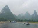 Ausflugsboote auf dem Li-Fluss, China