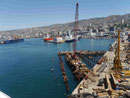 Der Hafen von Valparaiso, Chile