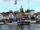 Die Altstadt von Stavanger, Norwegen
