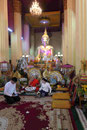 In einem Kloster in Vientine/Laos