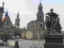 Dresden, Hofkirche und Schloss