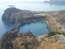 Agios-Pavlos-Bucht bei Lindos, Rhodos, Griechenland