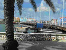 Pontonbrücke in Willemstad, Curacao, Niederländische Antillen