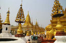Die strahlende Shwezigon-Pagode in Nyang U,  Myanmar (Burma)