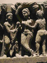 Die Geburt des Bodhisattva, Gandhara, 2./3. Jh. u.Z.., Detailansicht