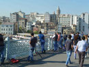 Blick von der Galata Brücke, Istanbul, Türkei