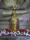Reliquienbehälter  im Tempel Lankathilaka, Sri Lanka