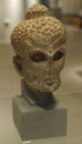 Kopf des asketischen Gautama, Gandhara, 2./3. Jh. u.Z..