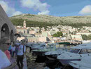 Im alten Hafen von Dubrovnik, Kroatien
