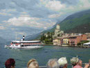 Blick auf Malchesine am Gardasee