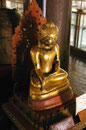 Buddhafigur aus Pappmaschee imYoke-Son Kloster,  Myanmar (Burma)