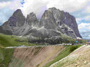 Am Sellapass in Südtirol