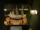 Internationales Maritimmuseum, Hamburg, Buddelschiff aus Elfenbein