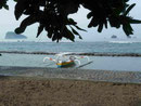 Fischerboot in Lovina, Nordbali, Indonesien