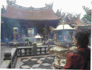 LongShan Tempel in Taipeis Altstadtviertel ManKa, Taiwan, R.o.C