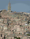 Sassi di Matera, Apulien, Italien
