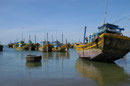 Fischerboote in Südvietnam