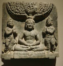 Szene aus dem Erleuchtungszyklus, Gandhara, 1. Jh. u.Z..
