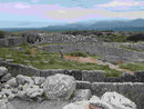 Blick von Mykene zum Meer, Peleponnes