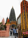 Der Mahabodhi Tempel von Bodhgaya, Indien