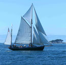 Traditionssegler im Golf von Morhibhan, Bretagne