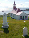 Petite Chapelle de Tadoussac am St. Lorenzstrom, älteste Holzkirche Kanadas, Quebec, Kanada