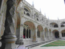 Kreuzgang im Hieronymitenkloster in Lissabon, Portugal