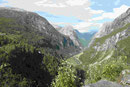 Blick von Stahlheim in Norwegen