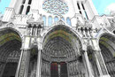 An der Kathedrale von Chartres, Frankreich