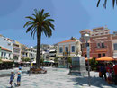 Platz in Samos Stadt, Griechenland