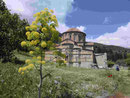 Eine byzantinische Kirche in Mystas, Peleponnes