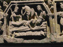 Mayas Traum und Traumdeutung, Gandhara,  2./3. Jh.u.Z., Detailansicht