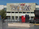 Das Nationalmuseum im stalinistischen Stil in Tirana, Albanien