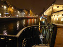Straßburg in der Vorweihnachstszeit an der Ill