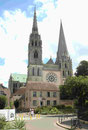 Vor der Kathedrale von Chartres, Frankreich