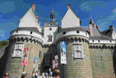 Das Schloss der Herzöge der Bretagne in Nantes, Frankreich