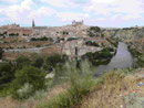 Blick auf Toledo mit dem Rio Tajo, Spanien