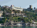 Blick auf das Hotel Imperial, Rapallo, Italien