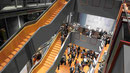 Treppenaufgang, Barenboim Said Akademie, Pierre-Boulez- Saal von Frank O. Gehry, Berlin-Mitte